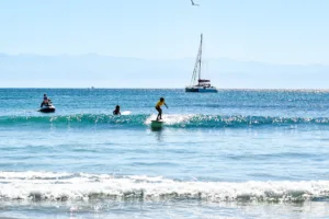 Beginner Surfer in Mexico