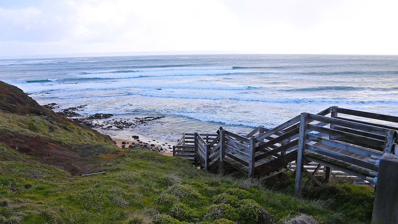 Surfing Phillip Island